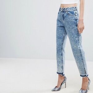 ✨ ASOS MOM Jeans in Acid Wash Jeans